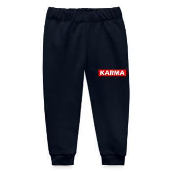 Karma - Baby Organic Sweatpants by Stanley/Stella - navy - Front