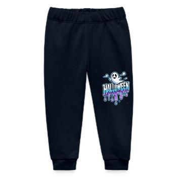 Helloween Geist Spooky Ghost Party Gespennst - Baby Organic Sweatpants by Stanley/Stella - navy - Front