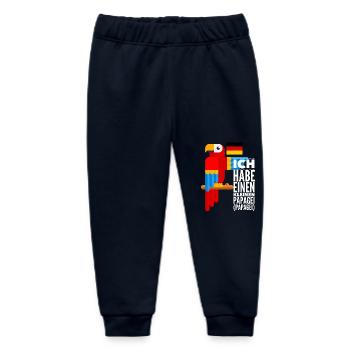 Parrot - Baby Organic Sweatpants by Stanley/Stella - navy - Front