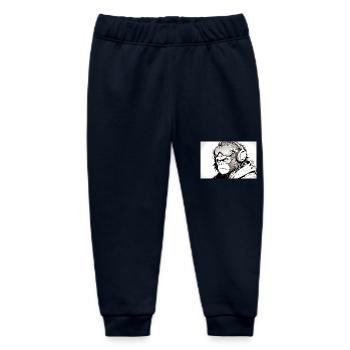 Cooler Affe im futuristischen Stil - Baby Organic Jogginghose Baby Tumbler von Stanley/Stella - Navy - Vorne