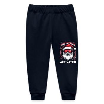 Christmas Mode Activated - Baby Organic Jogginghose Baby Tumbler von Stanley/Stella - Navy - Vorne