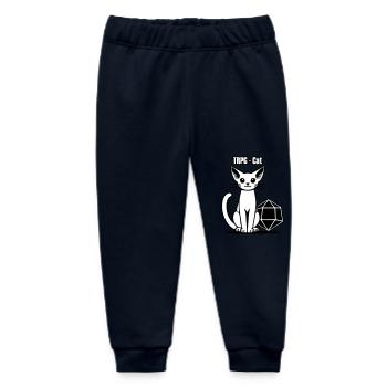 RPG Elven Katze & Würfel - TRPG Cat - Baby Organic Jogginghose Baby Tumbler von Stanley/Stella - Navy - Vorne