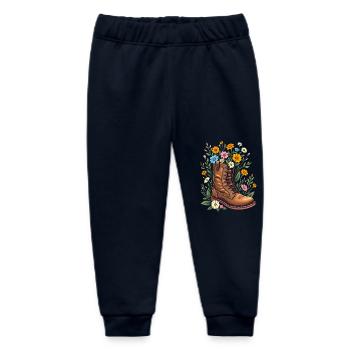 Wanderstiefel Schuh Floral Flower Power Hiker - Baby Organic Jogginghose Baby Tumbler von Stanley/Stella - Navy - Vorne