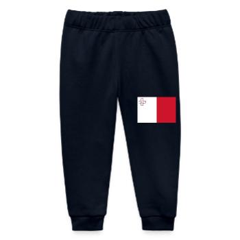 Malta - Baby Organic Sweatpants by Stanley/Stella - navy - Front
