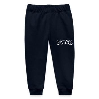 Loyal Loyalty - Baby Organic Sweatpants by Stanley/Stella - navy - Front