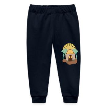Insel - Baby Organic Jogginghose Baby Tumbler von Stanley/Stella - Navy - Vorne