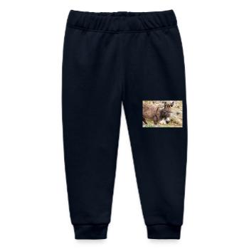 Esel auf dem Feld Landschaft Insel Mykonos Süd A - Baby Organic Jogginghose Baby Tumbler von Stanley/Stella - Navy - Vorne