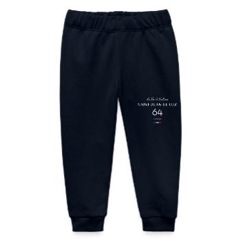 Saint Jean de Luz Pyrenees 64 Basque Country France - Baby Organic Sweatpants by Stanley/Stella - navy - Front