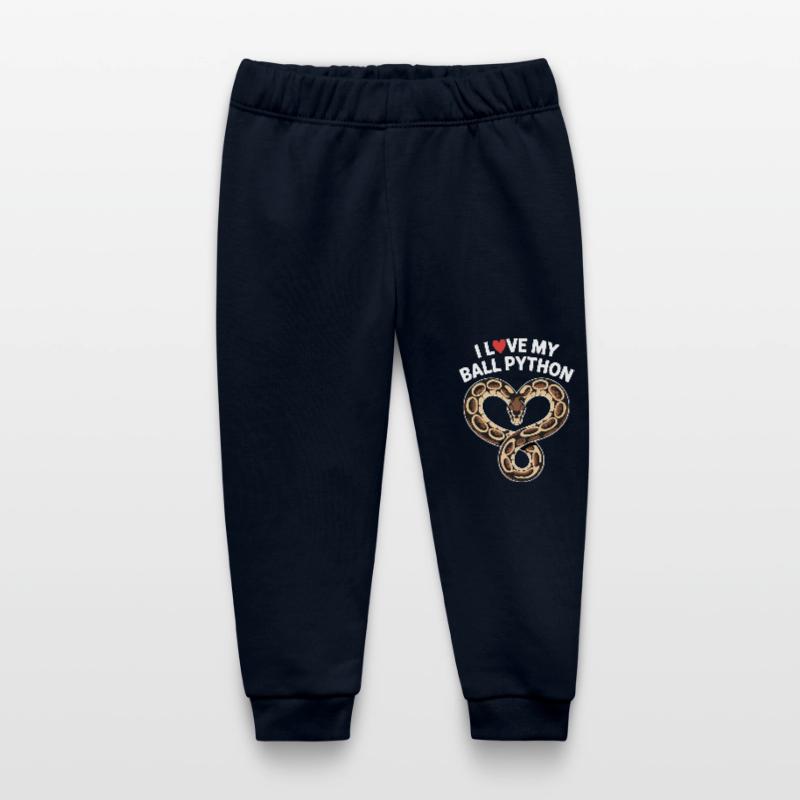 J’adore mon python royal ! Roi python Pantalon de jogging bébé bio Stanley/Stella