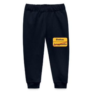 Hen night - Baby Organic Sweatpants by Stanley/Stella - navy - Front