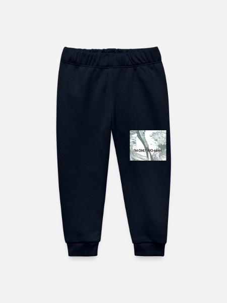 I'm only Wo-Man - Baby Organic Jogginghose Baby Tumbler von Stanley/Stella - Navy