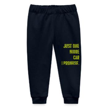 Nur noch ein CAR, versprochen - Baby Organic Jogginghose Baby Tumbler von Stanley/Stella - Navy - Vorne