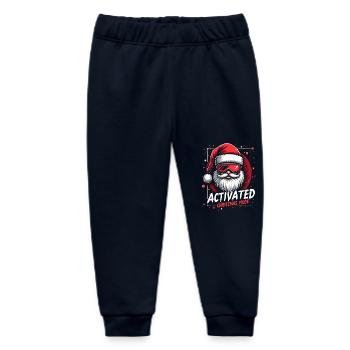 Weihnachtsmann mit Skibrille - Christmas Mode - Baby Organic Jogginghose Baby Tumbler von Stanley/Stella - Navy - Vorne