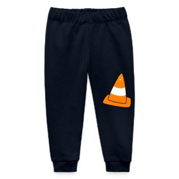 Leitkegel mit Gesicht - Baby Organic Jogginghose Baby Tumbler von Stanley/Stella - Navy - Vorne