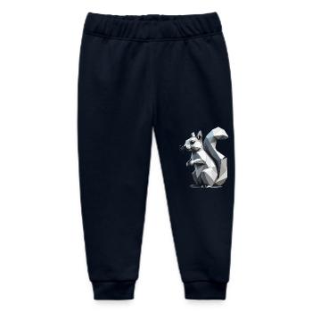 Eichhörnchen - Niedliches Design mit niedrigem Polygon - Baby Organic Jogginghose Baby Tumbler von Stanley/Stella - Navy - Vorne