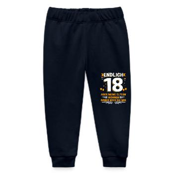 Endlich 18 aber meine Eltern wohnen immer noch ... - Baby Organic Jogginghose Baby Tumbler von Stanley/Stella - Navy - Vorne