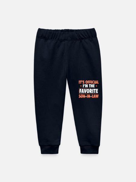Schwiegersohn Geschenk Lustig Geburtstag Geschenke - Stanley/Stella baby sweatpants økologisk - marineblå