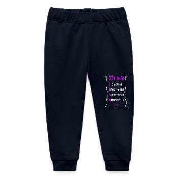 Für den besten Menschen - Ich bin Lisa - Baby Organic Jogginghose Baby Tumbler von Stanley/Stella - Navy - Vorne