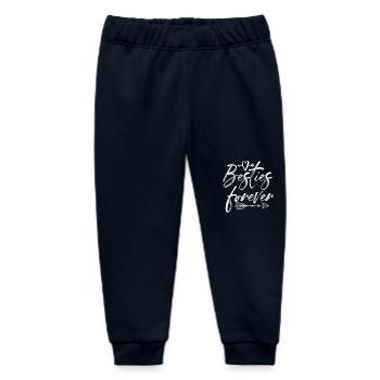 Besties forever - Baby Organic Sweatpants by Stanley/Stella - navy - Front