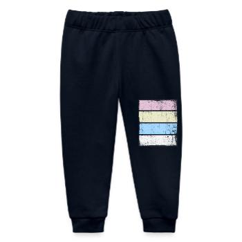 Retro Hintergrund Sunset Grunge Pastell - Baby Organic Jogginghose Baby Tumbler von Stanley/Stella - Navy - Vorne