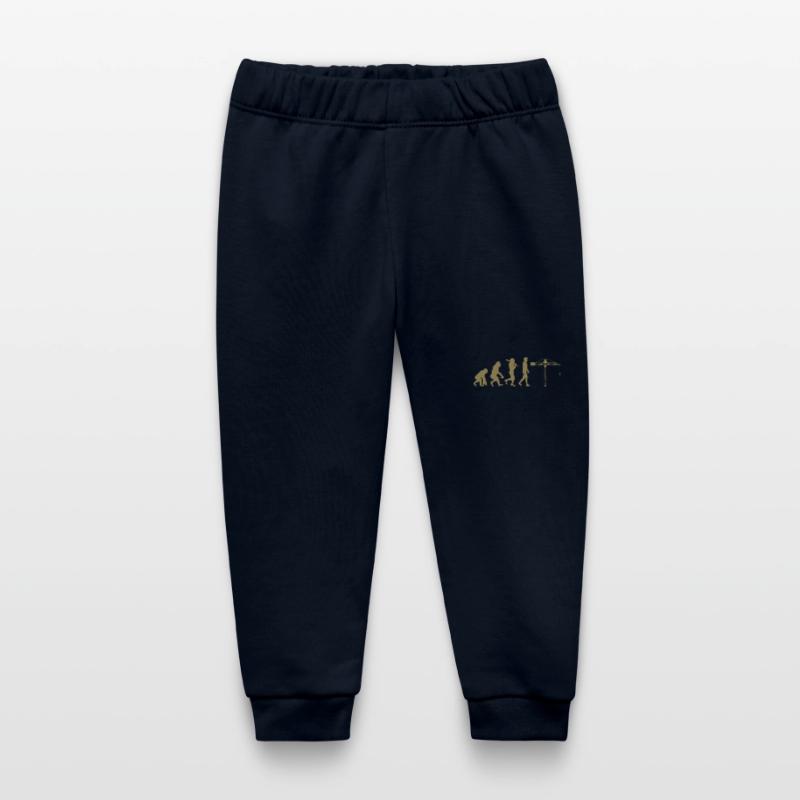 Crane operator Evolution Baby Organic Sweatpants by Stanley/Stella