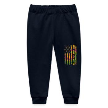 Best Bonus Dad ever - Baby Organic Sweatpants by Stanley/Stella - navy - Front