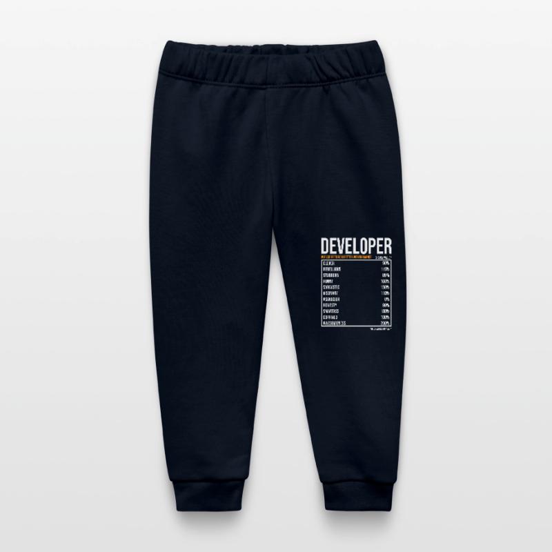Developer Software Developer Computer Scientist Coder Baby Organic Sweatpants by Stanley/Stella
