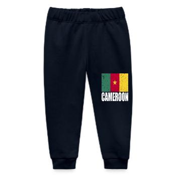 Kamerun Fahne - Baby Organic Jogginghose Baby Tumbler von Stanley/Stella - Navy - Vorne