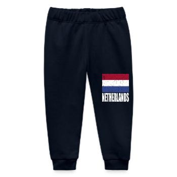 Niederlande Fahne - Baby Organic Jogginghose Baby Tumbler von Stanley/Stella - Navy - Vorne