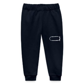Egypt Ancient Symbol Shenu - Baby Organic Sweatpants by Stanley/Stella - navy - Front