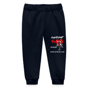 Ruhrpott Dialekt - Baby Organic Jogginghose Baby Tumbler von Stanley/Stella - Navy - Vorne