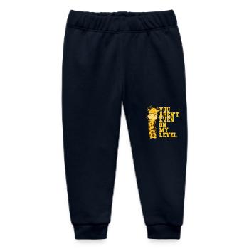 You aren't even on my Level Giraffe Safari - Baby Organic Sweatpants by Stanley/Stella - navy - Front