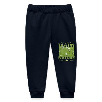wild nature - Baby Organic Jogginghose Baby Tumbler von Stanley/Stella - Navy - Vorne