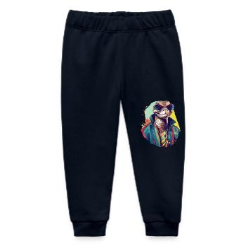 Schlange auf der Straße | Stadtschlange - Baby Organic Jogginghose Baby Tumbler von Stanley/Stella - Navy - Vorne