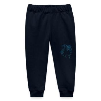 Dauphins de Delfine - Pantalon de jogging bébé bio Stanley/Stella - marine - Devant