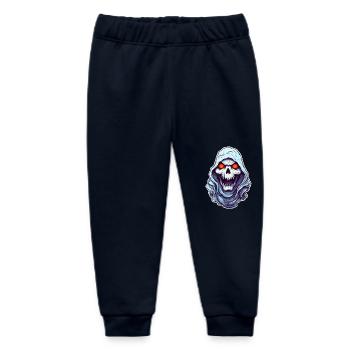 Totenkopf Geist Halloween - Baby Organic Jogginghose Baby Tumbler von Stanley/Stella - Navy - Vorne