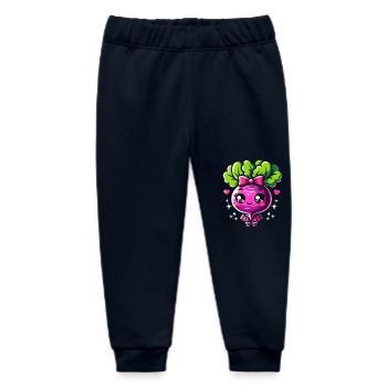 Rote Bete Rote Bete Gemüse Kawaii Rüben - Baby Organic Jogginghose Baby Tumbler von Stanley/Stella - Navy - Vorne