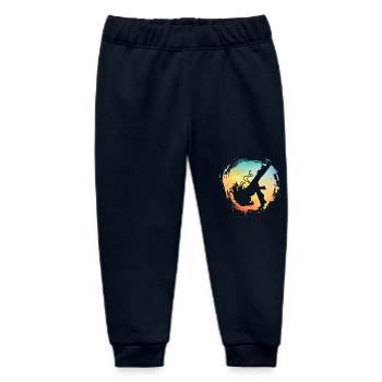 Capoeira - Baby Organic Sweatpants by Stanley/Stella - navy - Front