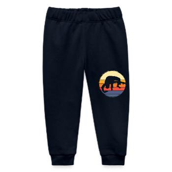 Capoeira - Baby Organic Sweatpants by Stanley/Stella - navy - Front