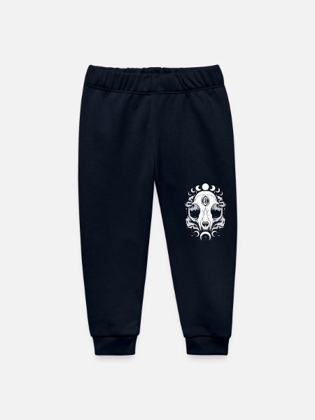 Mystische Sternenmondkatze - Baby Organic Jogginghose Baby Tumbler von Stanley/Stella - Navy