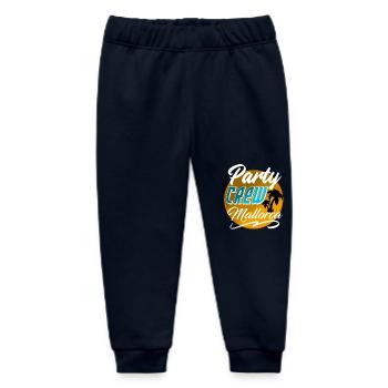 Party Crew Mallorca - Baby Organic Sweatpants by Stanley/Stella - navy - Front