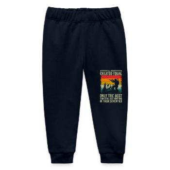 Die Besten können auch in ihren Siebzigern noch auf die Jagd gehen - Baby Organic Jogginghose Baby Tumbler von Stanley/Stella - Navy - Vorne