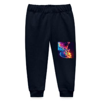 Guitar - Baby Organic Sweatpants by Stanley/Stella - navy - Front