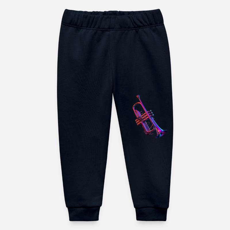 Trompette - Pantalon de jogging bébé bio Stanley/Stella - marine