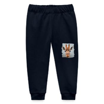 Giraffen Giraffe - Baby Organic Jogginghose Baby Tumbler von Stanley/Stella - Navy - Vorne