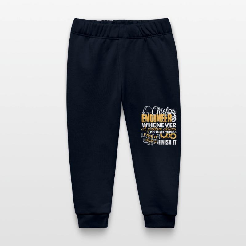 Chief Engineer Solves Problem Baby Organic Sweatpants by Stanley/Stella