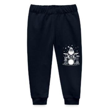Weihnachts-Drummer - Santa's Show - Baby Organic Jogginghose Baby Tumbler von Stanley/Stella - Navy - Vorne