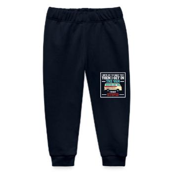 Ich Muss Erst Die Süßigkeiten Sehen Dann Steige - Baby Organic Jogginghose Baby Tumbler von Stanley/Stella - Navy - Vorne