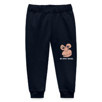Orang Utan - Baby Organic Jogginghose Baby Tumbler von Stanley/Stella - Navy - Vorne