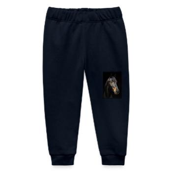 Pferde Pferd - Baby Organic Jogginghose Baby Tumbler von Stanley/Stella - Navy - Vorne